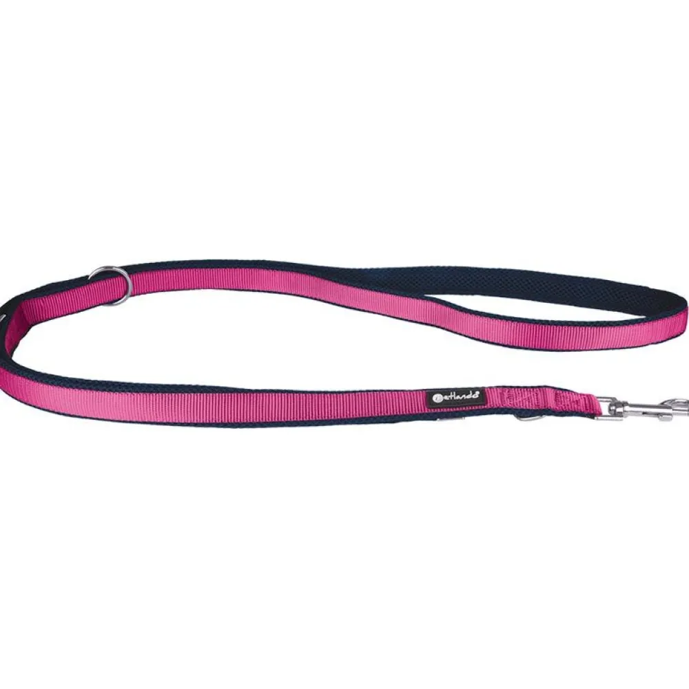 Halsbänder, Leinen & Geschirre>Futterfreund Petlando Magnetech 3 M Führleine, navy/fuchsia