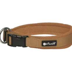 Halsbänder, Leinen & Geschirre>Futterfreund Petlando Mesh Halsband, cognac