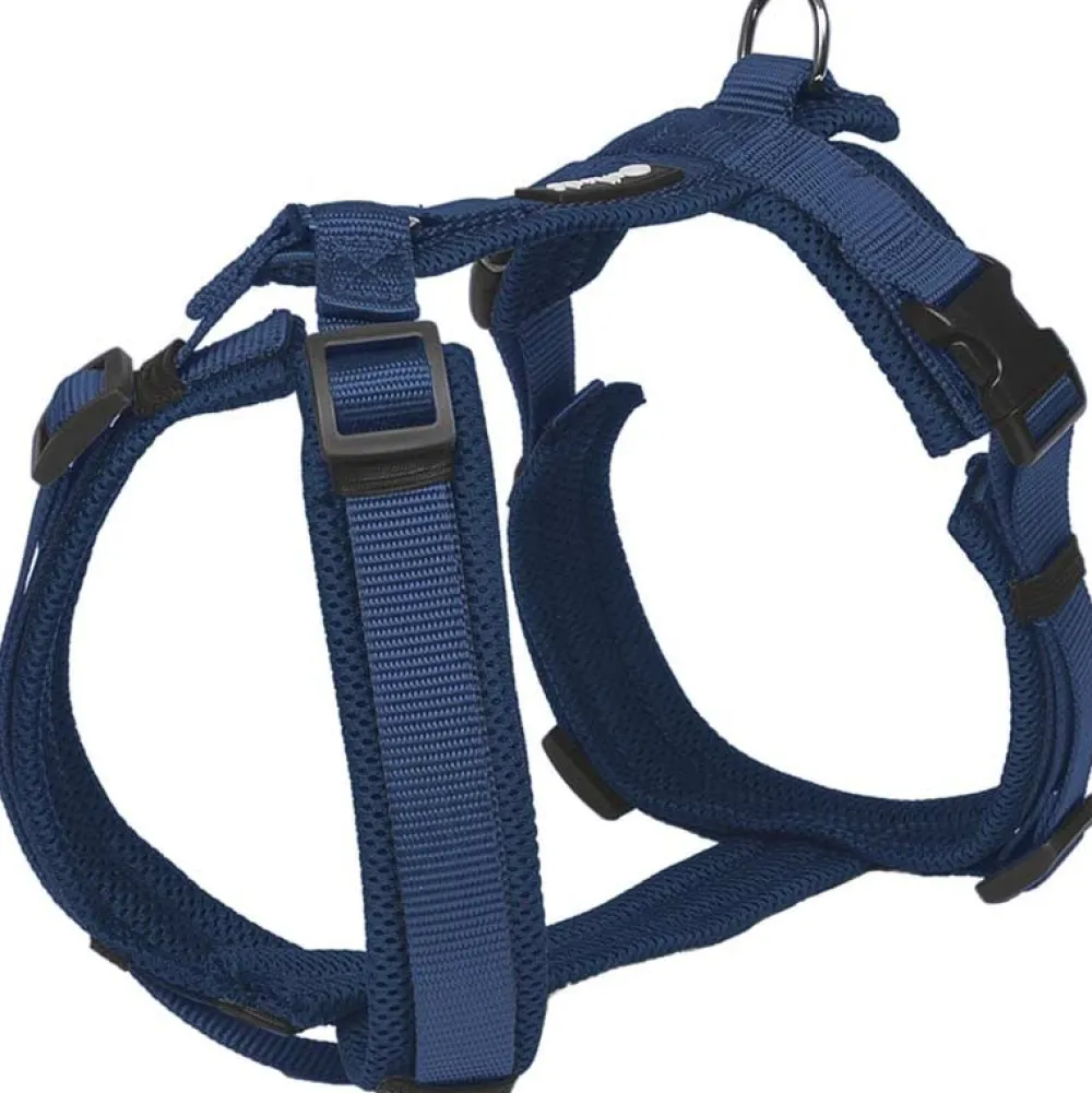 Halsbänder, Leinen & Geschirre>Futterfreund Petlando Mesh Y-Comfort Geschirr, navy