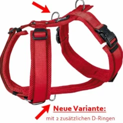 Halsbänder, Leinen & Geschirre>Futterfreund Petlando Mesh Y-Comfort Geschirr, red