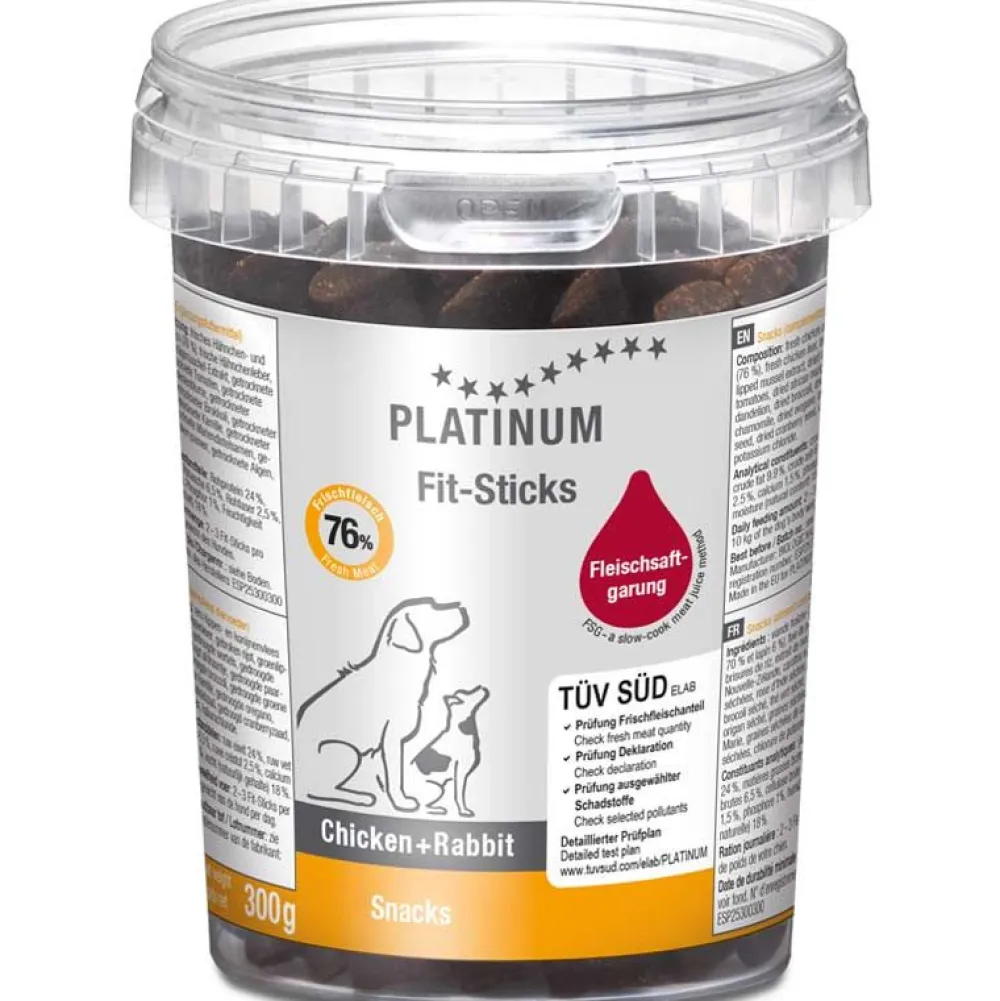 Platinum|Kaustreifen>Futterfreund Platinum Fit Sticks Chicken + Rabbit 300g