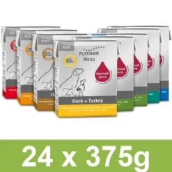 Platinum>Futterfreund Platinum Vorteilspack Menu 2 Karton (24x375g)