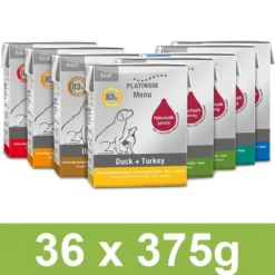 Platinum>Futterfreund Platinum Vorteilspack Menu 3 Karton (36x375g)