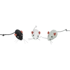 Katzenspielzeug>Futterfreund Plüschmaus mit Schelle 5 cm
