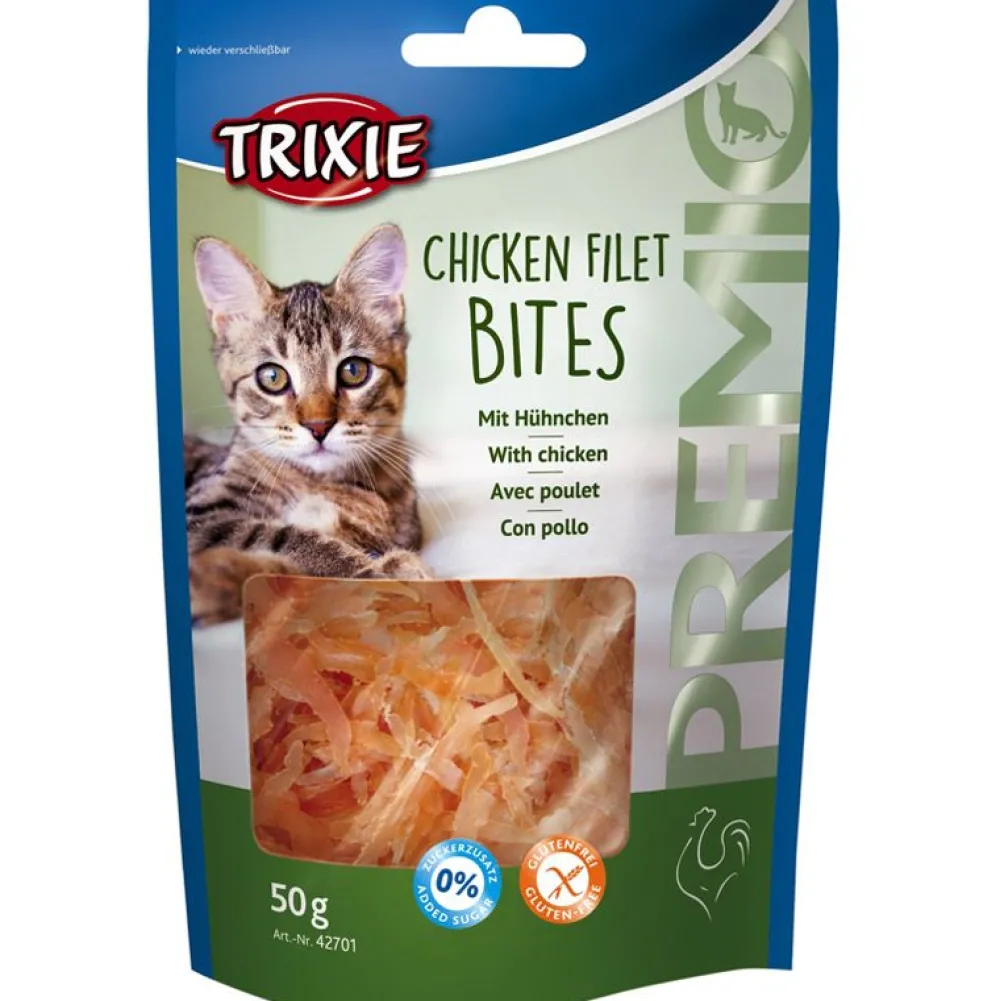 Trixie>Futterfreund Premio Filet Bites, Hühnchen, 50g