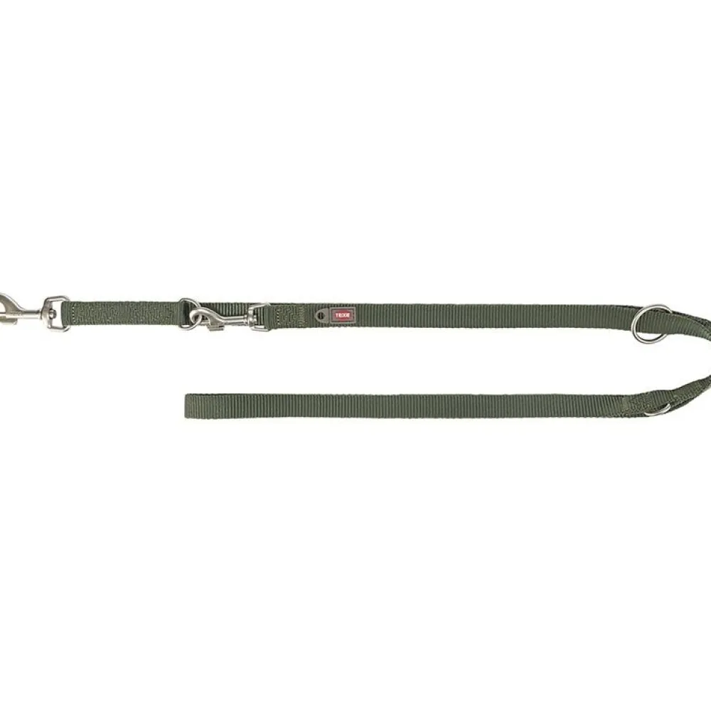 Halsbänder, Leinen & Geschirre>Futterfreund Premium V-Leine, olivgrün
