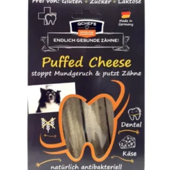 Qchefs|Zahnpflege>Futterfreund QCHEFS Puffed Cheese, 3er Pack (72g)