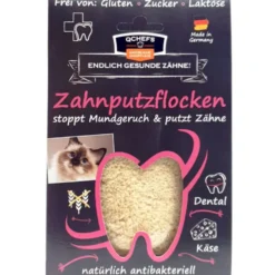 Katzenpflege & Hygiene|Qchefs>Futterfreund QCHEFS Zahnputzflocken Katze, 80g