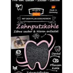 Katzenpflege & Hygiene|Qchefs>Futterfreund QCHEFS Zahnputzkohle Katze, 70g