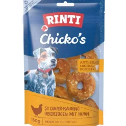 Rinti|Rinti>Futterfreund Rinti Chickos Dauer-Kauringe klein, 5 x 30g
