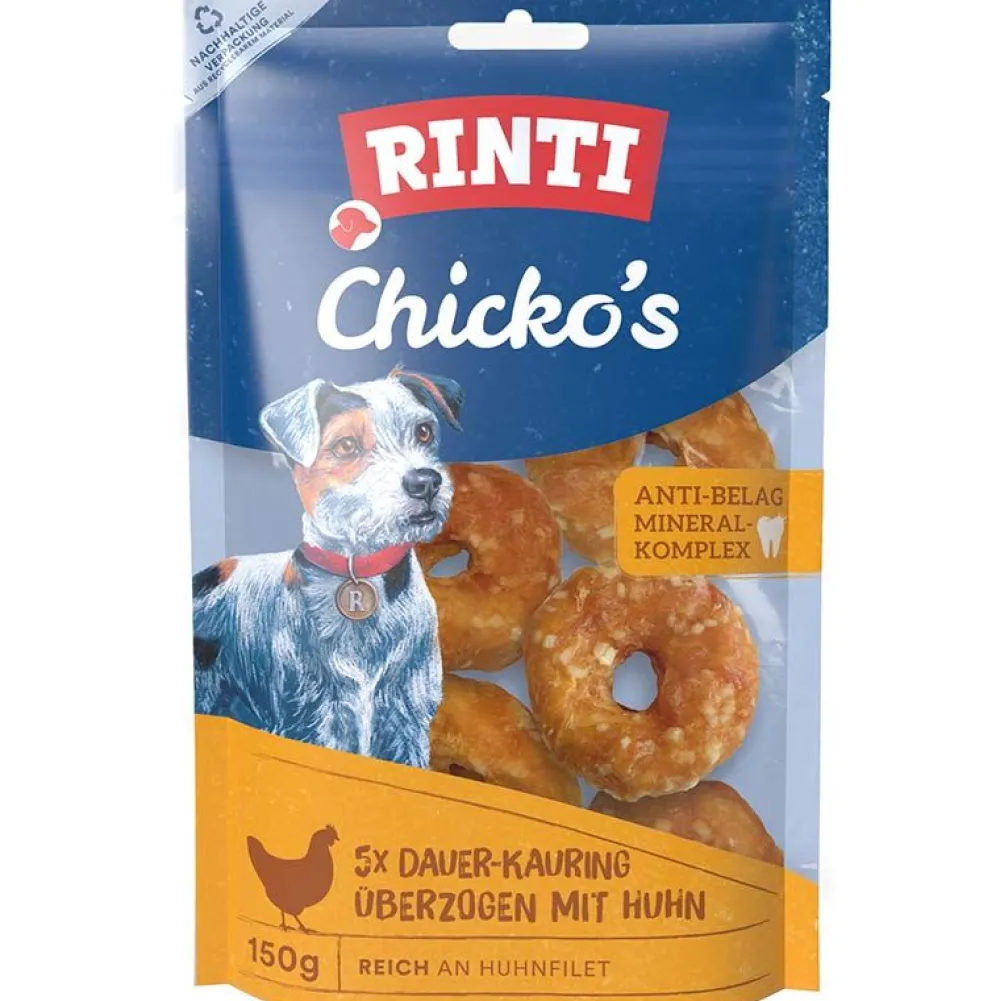 Rinti|Rinti>Futterfreund Rinti Chickos Dauer-Kauringe klein, 5 x 30g