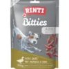 Rinti|Rinti>Futterfreund Rinti Snack Bitties Ente mit Ananas & Kiwi 100g