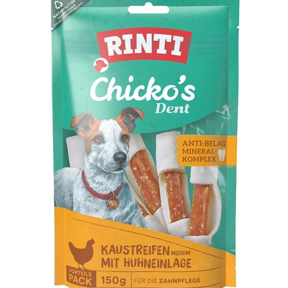 Rinti|Rinti>Futterfreund Rinti Snack Chickos Dent mit Huhn medium
