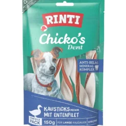 Rinti|Rinti>Futterfreund Rinti Snack Chickos Dent Strong mit Ente