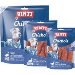 Rinti|Rinti>Futterfreund Rinti Snack Chickos Entenstreifen