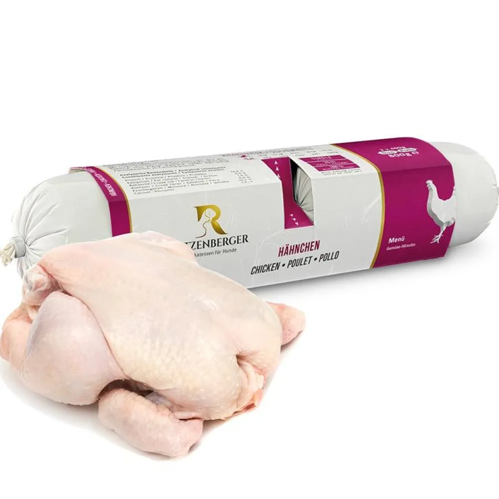 Ritzenberger>Futterfreund Ritzenberger Hähnchen mit Gemüse-Hirsotto Duo-Rolls 2x400g