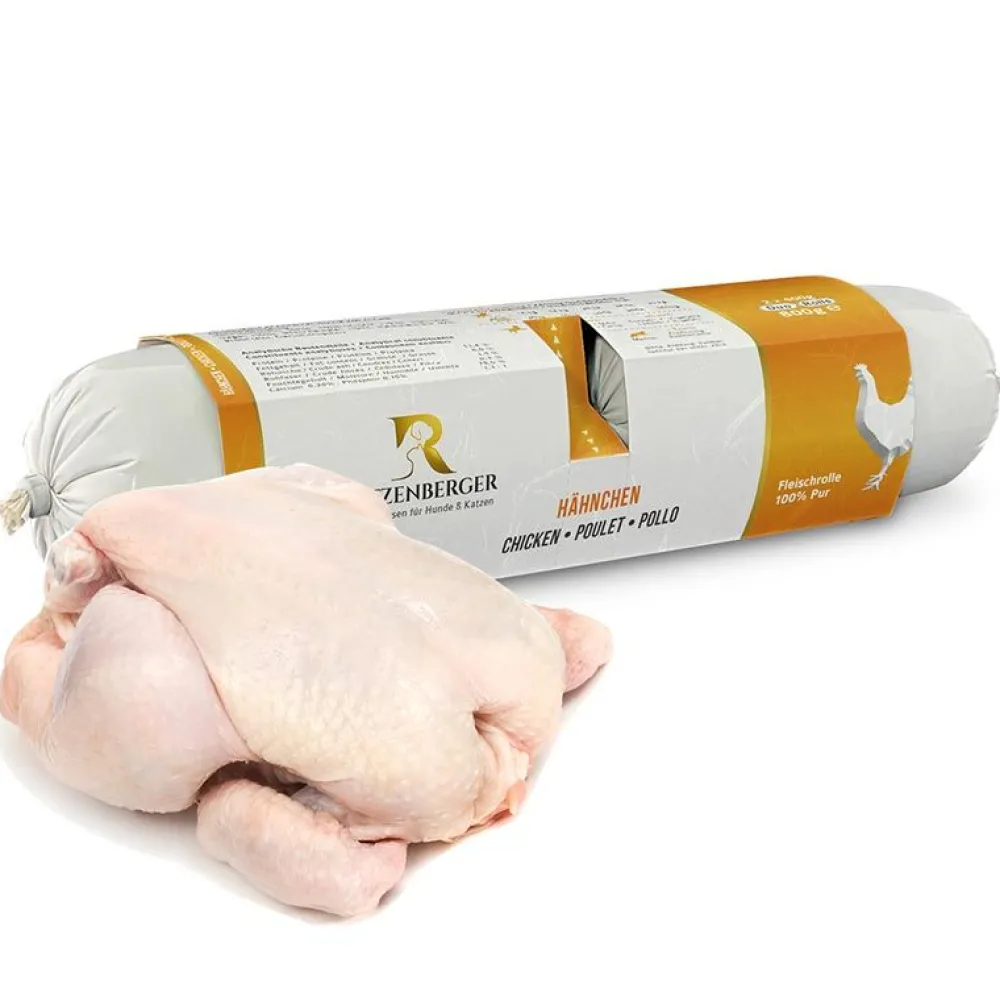 Ritzenberger>Futterfreund Ritzenberger Hähnchen pur - Fleischrolle Duo-Rolls 2x400g