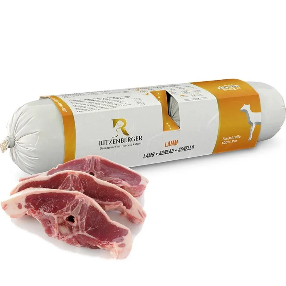 Ritzenberger>Futterfreund Ritzenberger Lamm pur - Fleischrolle Duo-Rolls 2x400g
