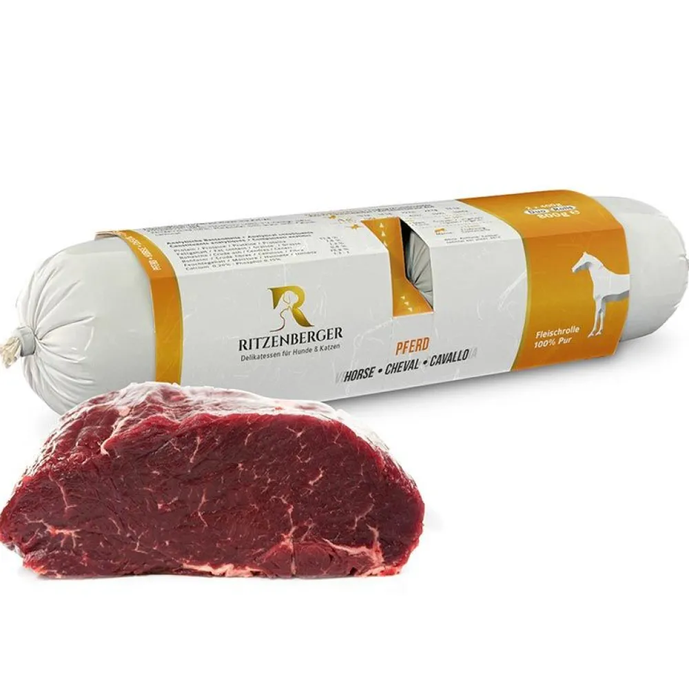 Ritzenberger>Futterfreund Ritzenberger Pferd pur - Fleischrolle Duo-Rolls 2x400g