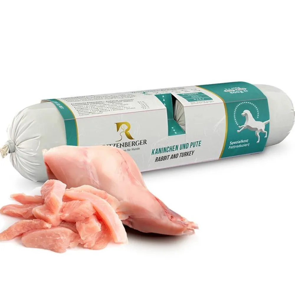 Ritzenberger>Futterfreund Ritzenberger Spezialkost Kaninchen+Pute Duo-Rolls 2x400g