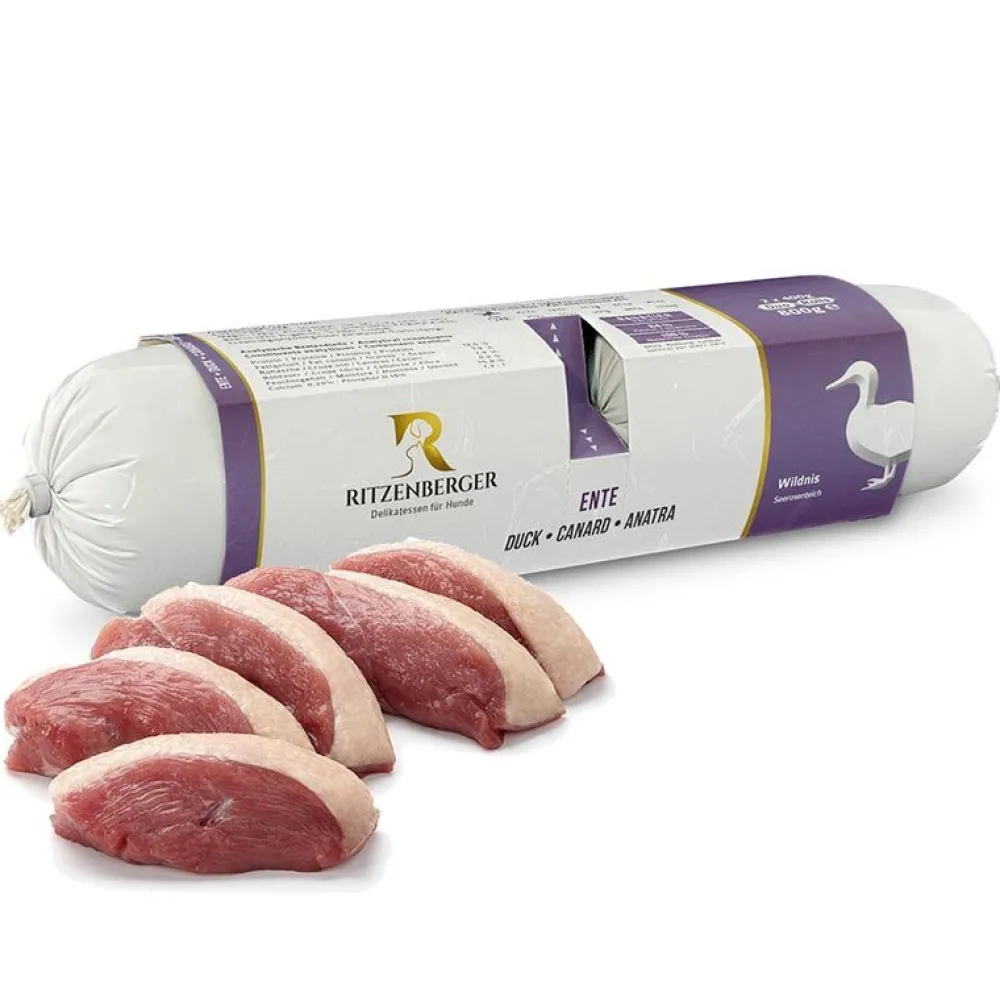 Ritzenberger>Futterfreund Ritzenberger Wildnis Ente - Seerosenteich Duo-Rolls 2x400g