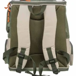 Camping Mit Hund|Unterwegs Mit Hund>Futterfreund Rucksack Rocco, bis 10kg, 40 x 42 x 30cm, beige/olivgrün