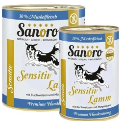 Sanoro>Futterfreund Sanoro Sensitiv Lamm mit Bio-Karotte und Bio-Buchweizen