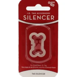 Adressanhänger|Adressanhänger Gravur>Futterfreund Silencer Knochen Klein