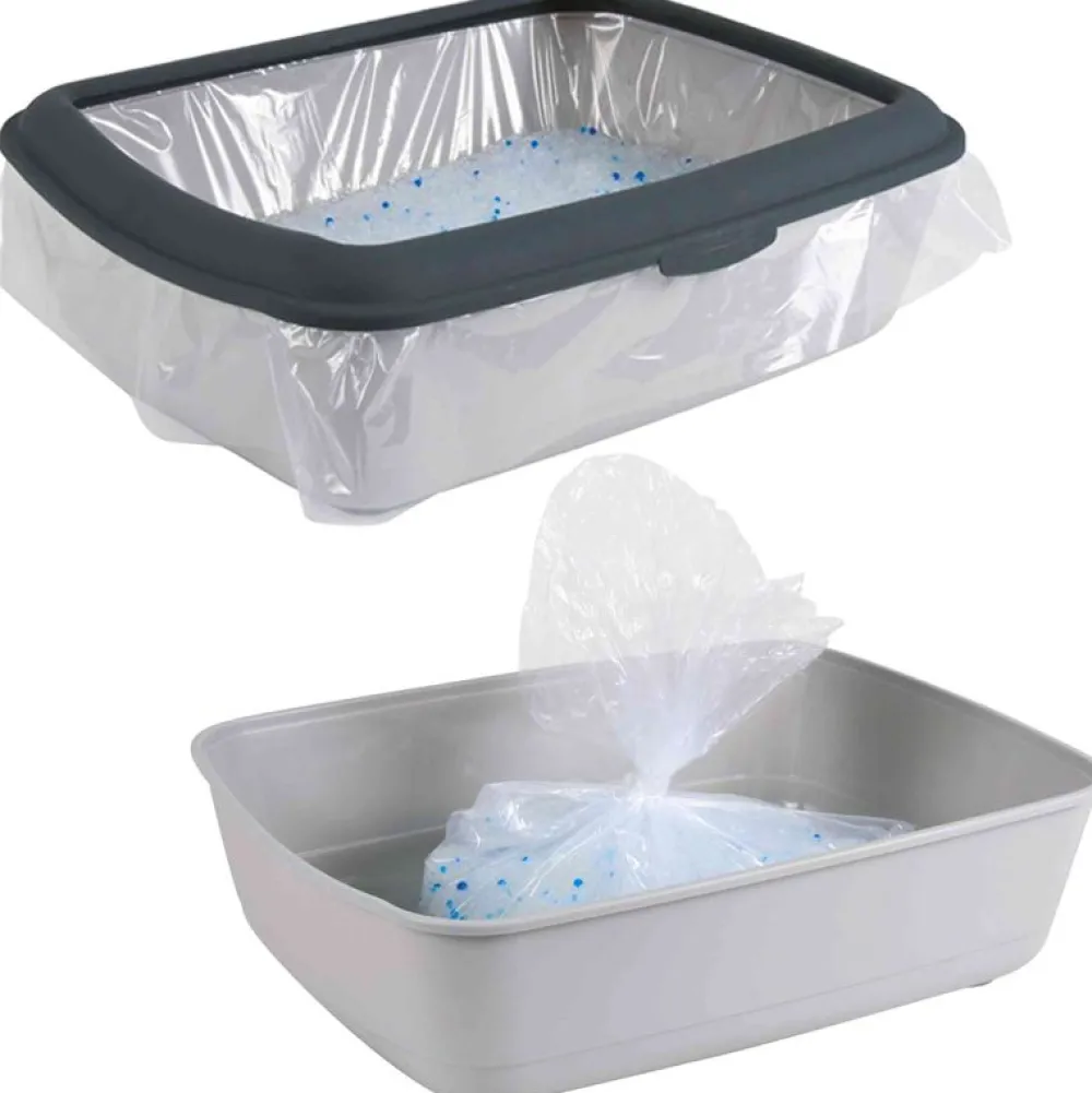 Katzentoiletten|Katzenstreu>Futterfreund Simple n Clean Katzentoilettenbeutel, XL 10 Stück