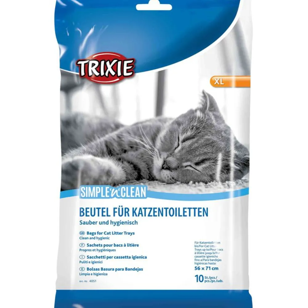 Katzentoiletten|Katzenstreu>Futterfreund Simple n Clean Katzentoilettenbeutel, XL 10 Stück