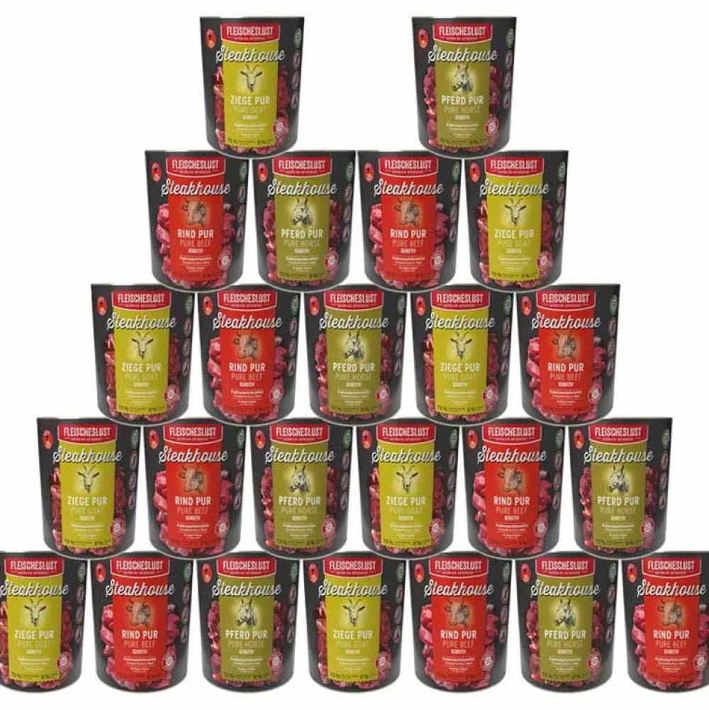 Steakhouse|Fleischeslust>Futterfreund Steakhouse Vorteilspack Dose 24 x 800g