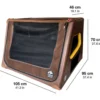 Unterwegs Mit Hund>Futterfreund TAMI XL - Auto und Home Hundebox, aufblasbar 10 kg