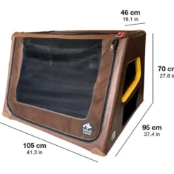 Unterwegs Mit Hund>Futterfreund TAMI XL - Auto und Home Hundebox, aufblasbar 10 kg