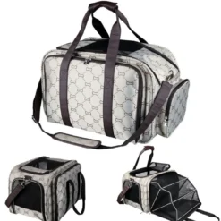 Unterwegs Mit Hund>Futterfreund Tasche Maxima, erweiterbar, 33 x 32 x 54 cm, beige/braun