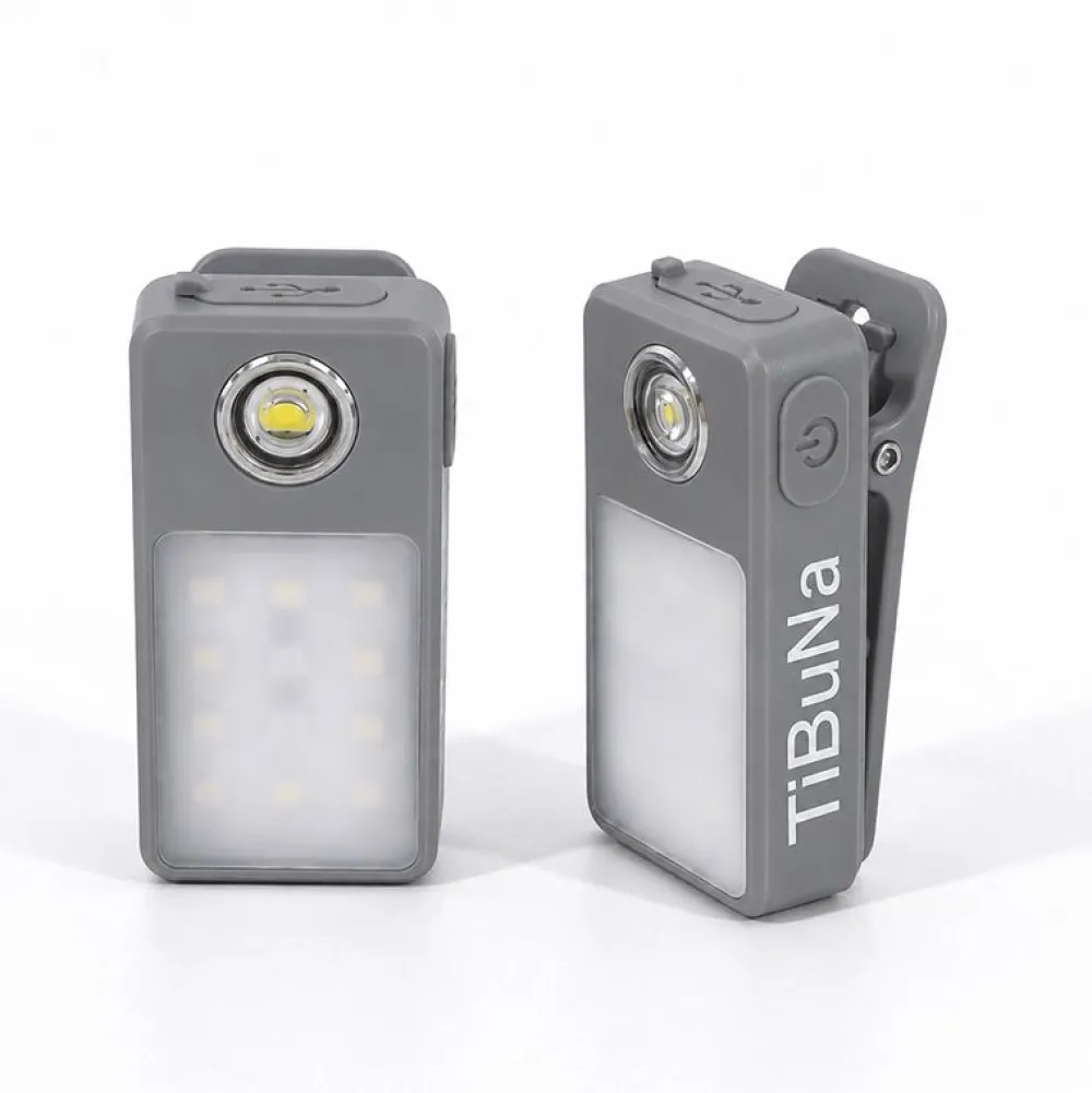 Unterwegs Mit Hund>Futterfreund TiBuNa Multifunktion LED Clip, grau, wasserdicht