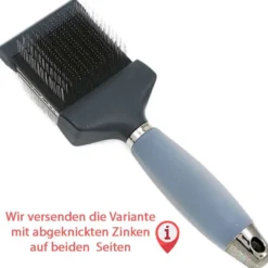 Katzenpflege & Hygiene|Fellpflege>Futterfreund TiBuNa Zupfbürste 2.0, flexibler Bürstenkopf hart, 7x21,5cm