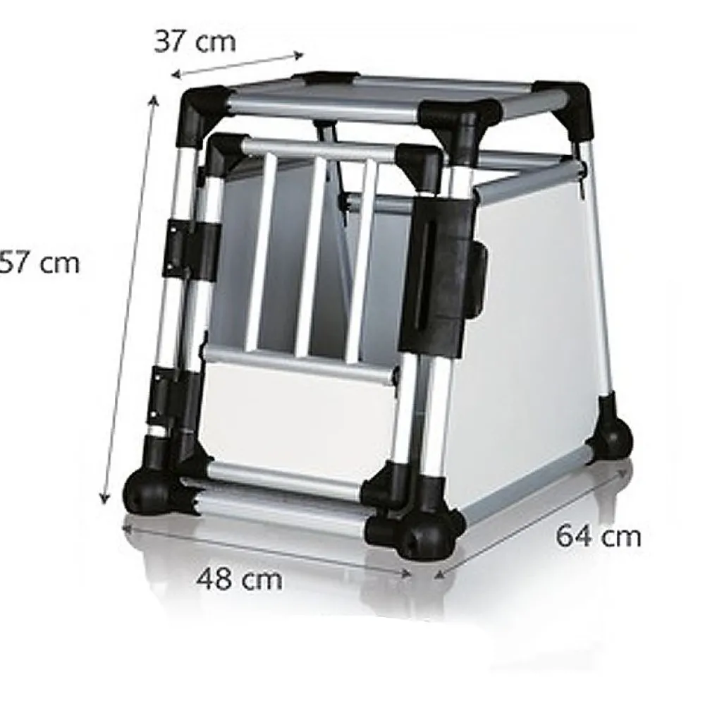 Unterwegs Mit Hund>Futterfreund Transportbox, Aluminium