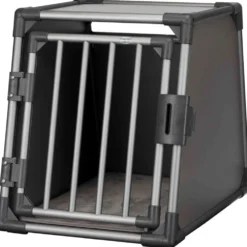 Unterwegs Mit Hund>Futterfreund Transportbox, Aluminium, grafit