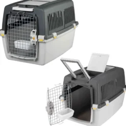 Unterwegs Mit Hund>Futterfreund Transportbox Gulliver, hellgrau