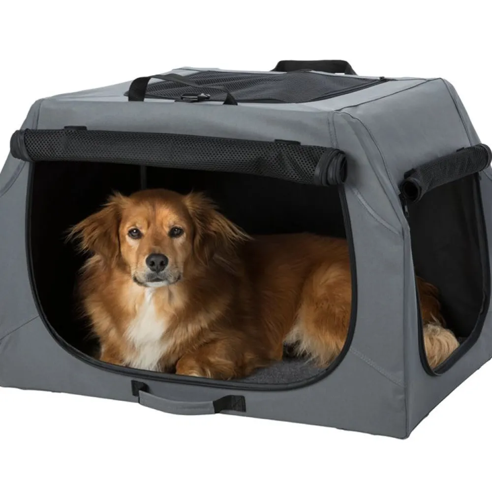 Unterwegs Mit Hund>Futterfreund Transportbox Soft Kennel Easy, grau
