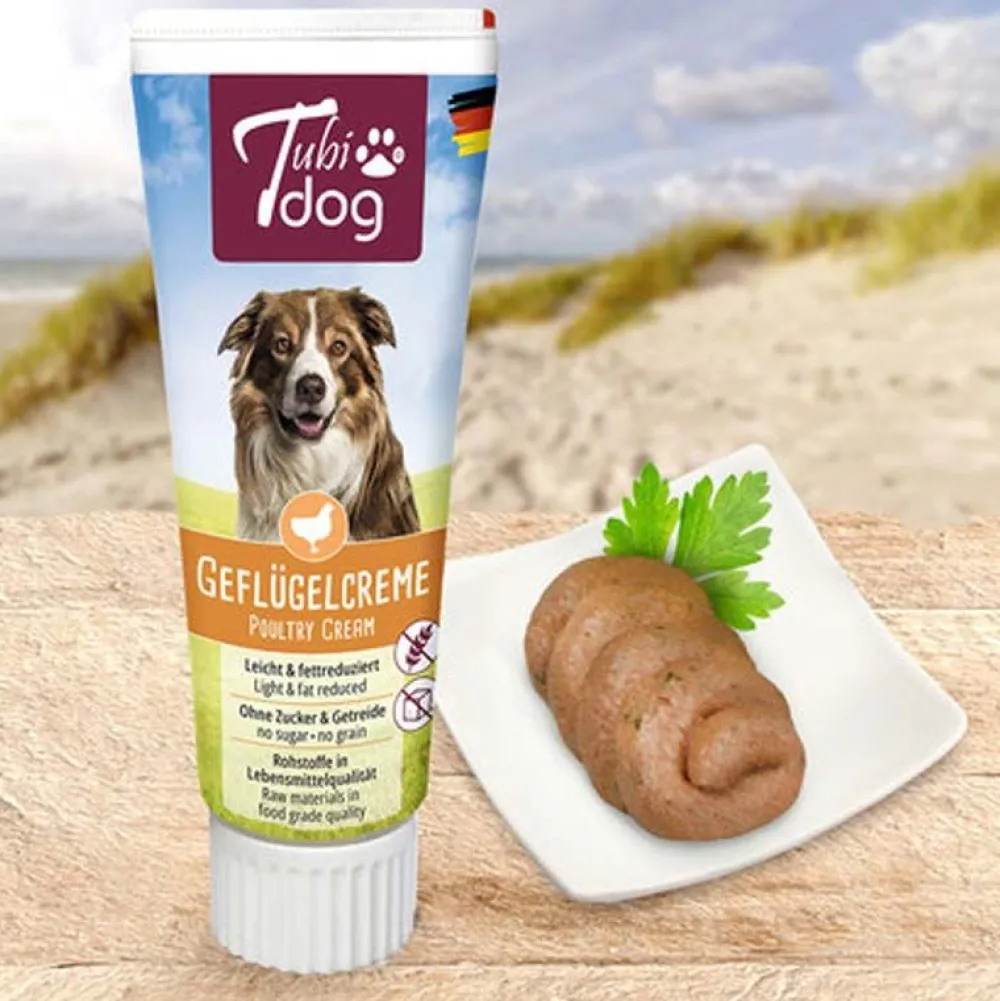 Tubidog>Futterfreund TubiDog Delikatess Geflügelcreme 75g