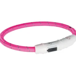 Unterwegs Mit Hund|Halsbänder, Leinen & Geschirre>Futterfreund USB Flash Leuchtring, pink