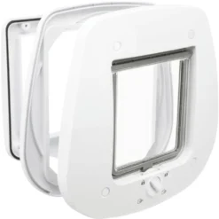 Freilauftüren>Futterfreund 4-Wege Freilauftür für Glastüren, 27x26 cm weiß