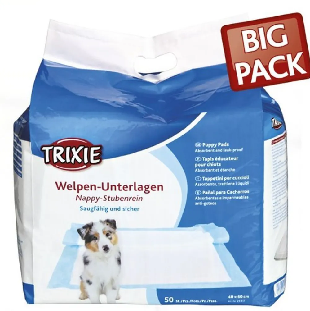 Katzenpflege & Hygiene|Hygienemittel>Futterfreund Welpen-Unterlage Nappy-Stubenrein, 40x60 cm, 50 St.