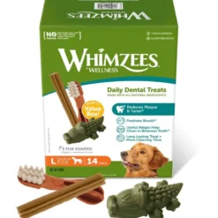 Zahnpflege>Futterfreund Whimzees Dog Variety Value Box L mit 14 Snacks (840g)