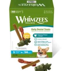 Zahnpflege>Futterfreund Whimzees Dog Variety Value Box S mit 56 Snacks (840g)