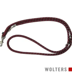 Halsbänder, Leinen & Geschirre>Futterfreund Wolters Führleine Everest, reflektierend, rot/schwarz