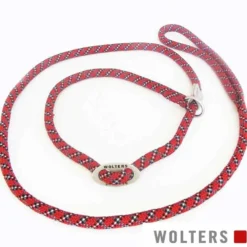 Halsbänder, Leinen & Geschirre>Futterfreund Wolters Moxonleine Everest, reflektierend, rot/schwarz