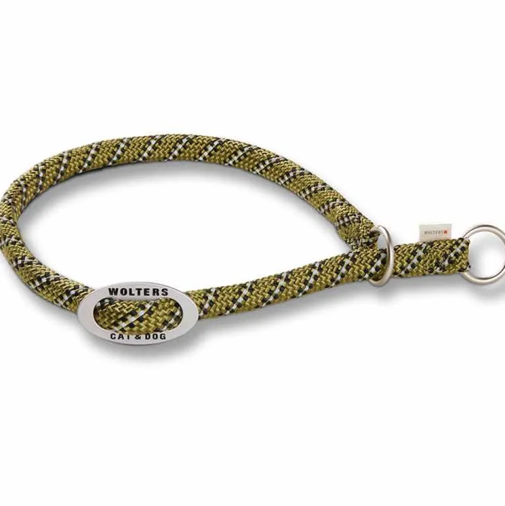 Halsbänder, Leinen & Geschirre>Futterfreund Wolters Schlupfhalsband Everest, reflektierend, olive/schwar