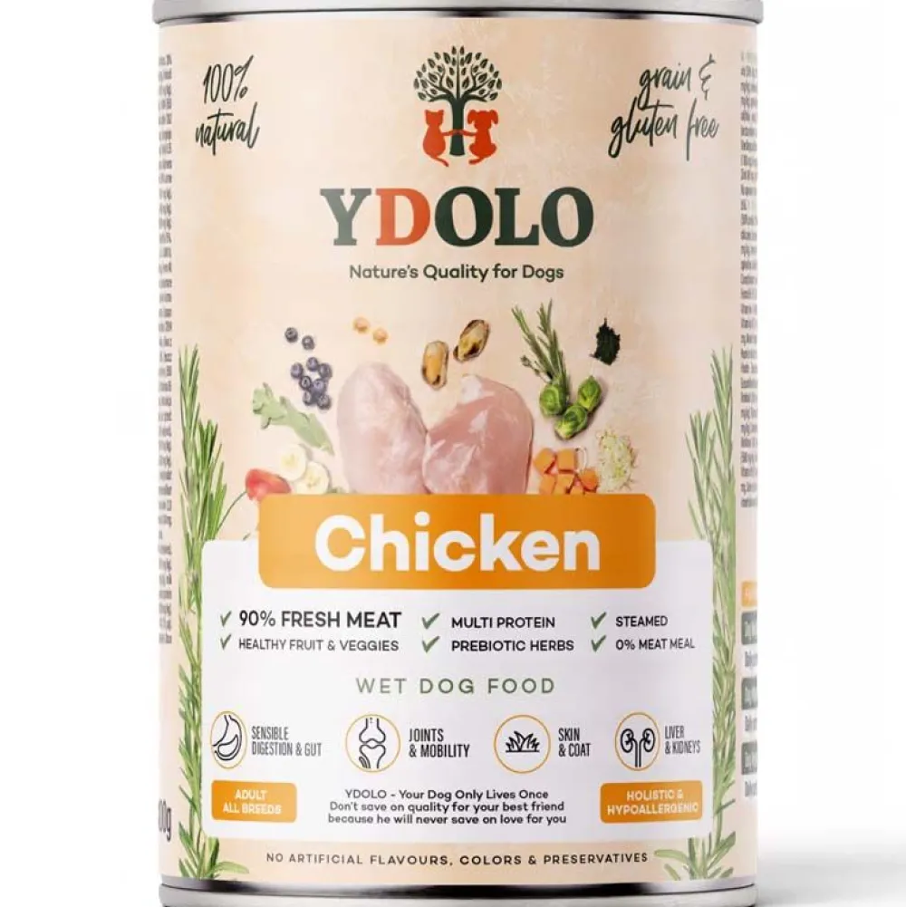 Ydolo>Futterfreund YDOLO Nassfutter Pure Chicken 400g